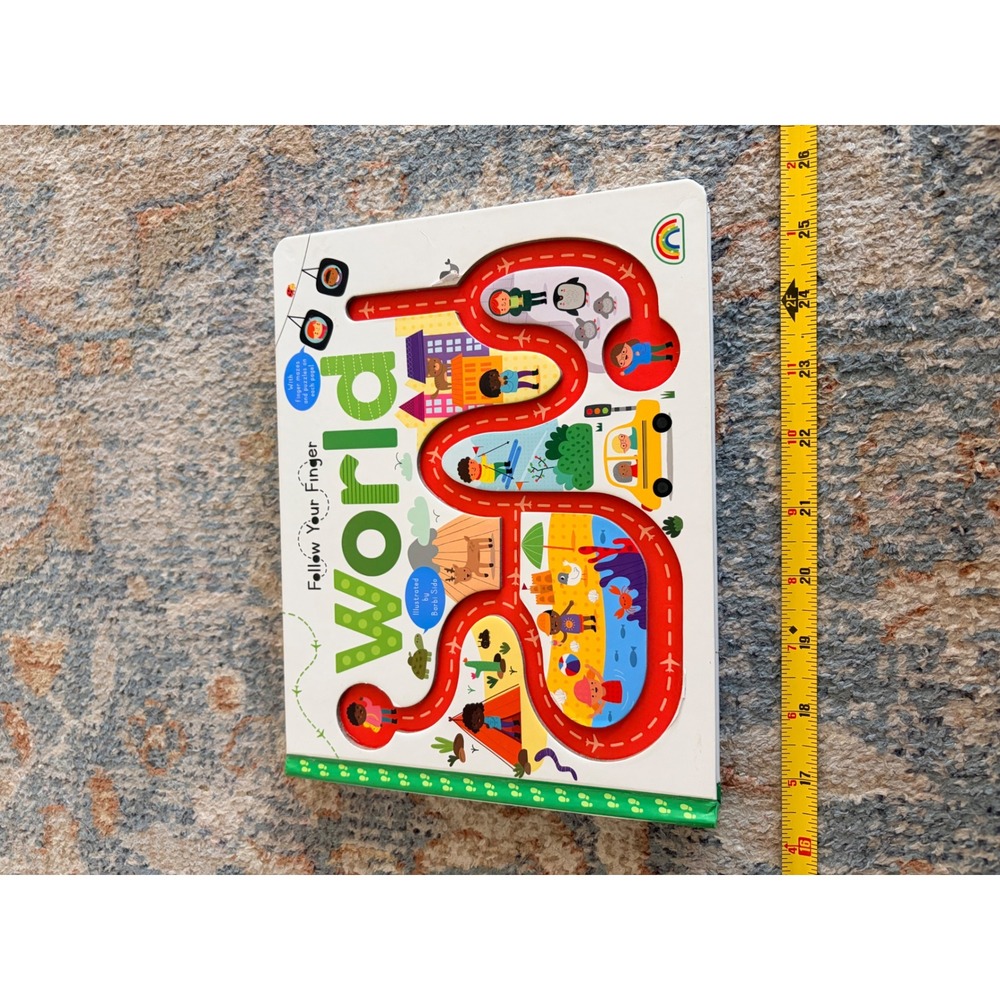 *4 for $20 Mix&Match* Follow Your Finger World Finger Maze Board Book - Picture 2 of 6
